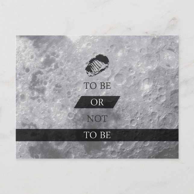 Postal Ser o no ser citas de Shakespeare (Anverso)
