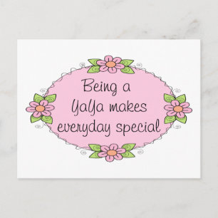 Postal Ser una YaYa hace especial a diario