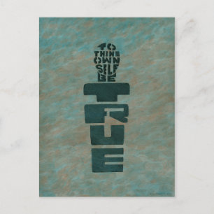 Postal Ser Verdadero Para Tu Propio Ser Verdadero