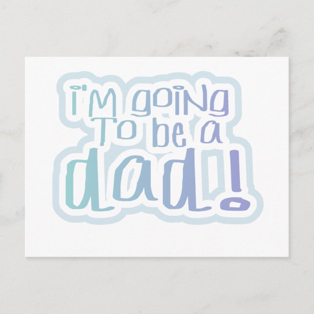 Postal Serán camisetas de papá y regalos (Anverso)