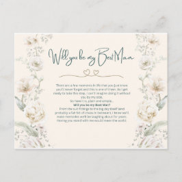 Postal Serás mi mejor hombre - Propuesta