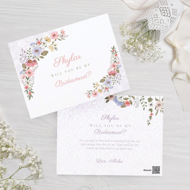 Postal ¿Serás Mi Noviaria Flores Silvestres Y Rencor? (Subido por el creador)