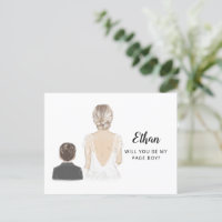 ¿Serás Mi Papel De Propuesta De Niño De Página?