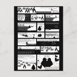 Postal ¿Serás Mi Pingüino? Black BG