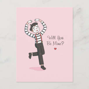 Postal ¿Serás Mimo Doodle, Divertido Día de San Valentín