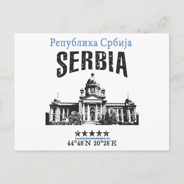 Postal Serbia (Anverso)