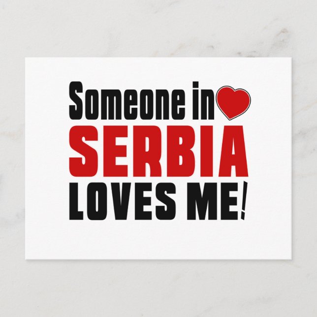 Postal SERBIA Celebra Años De Ser Increíble (Anverso)
