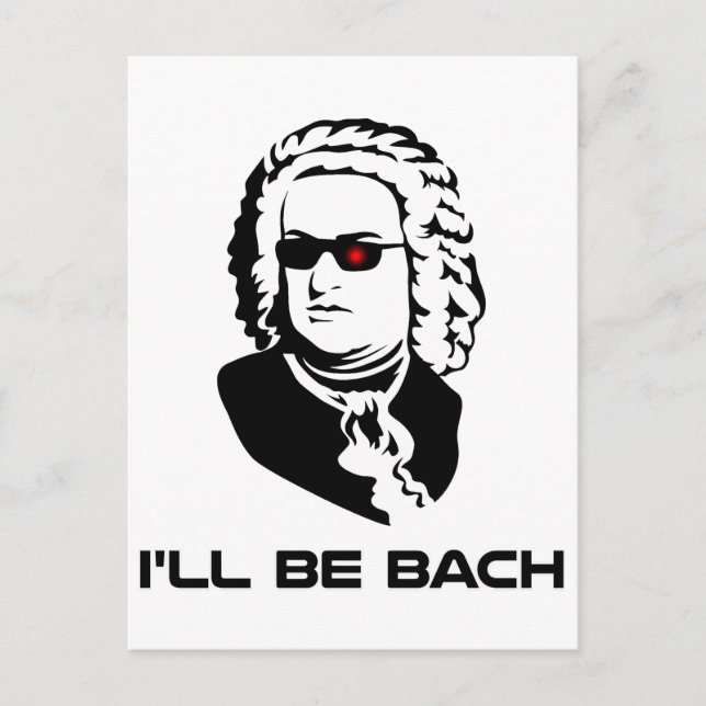 Postal Seré Johann Sebastian Bach (Anverso)
