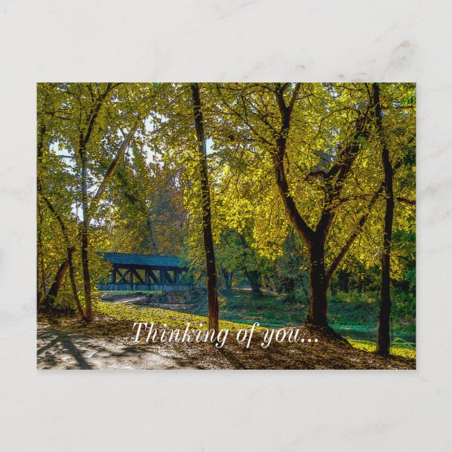 Postal Serene Autumn Walk Painterly (Anverso)