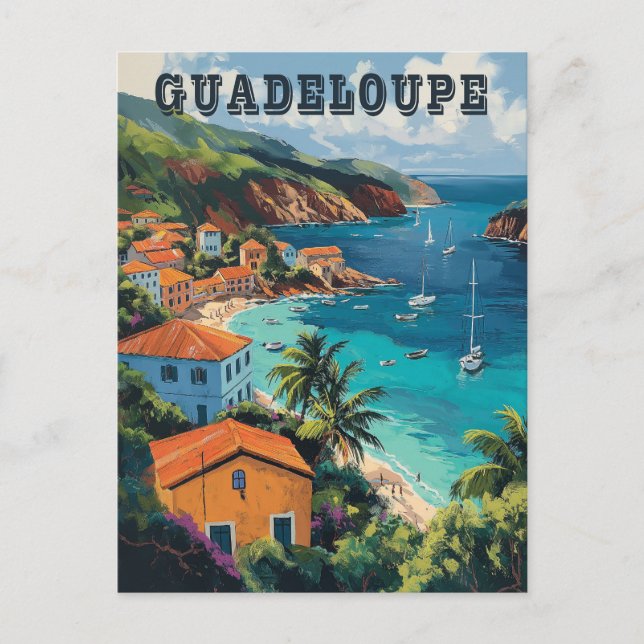 Postal Serene Guadeloupe Water Island (Anverso)