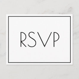 Postal Serene RSVP Postcard