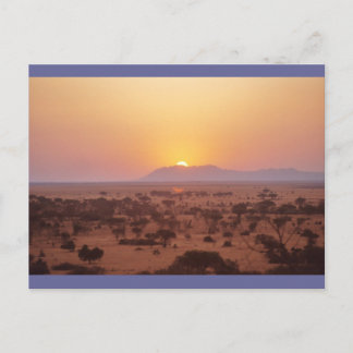 Postal Serengeti Sunset