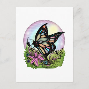 Postal Serenidad de las mariposas