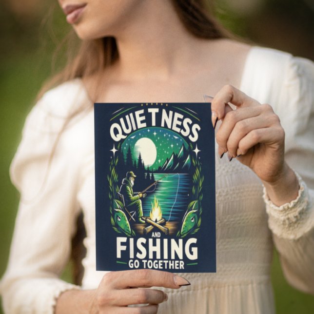 Postal Serenidad de pesca nocturna (Subido por el creador)