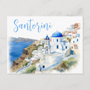 Postal Serenidad de Santorini: Donde Sky conoce el mar