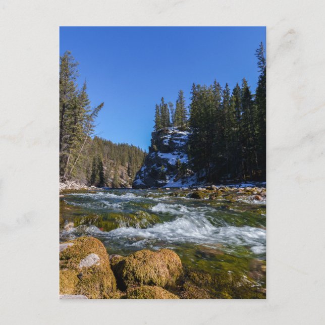 Postal Serenidad en el Puente 5 - Río Athabasca (Anverso)