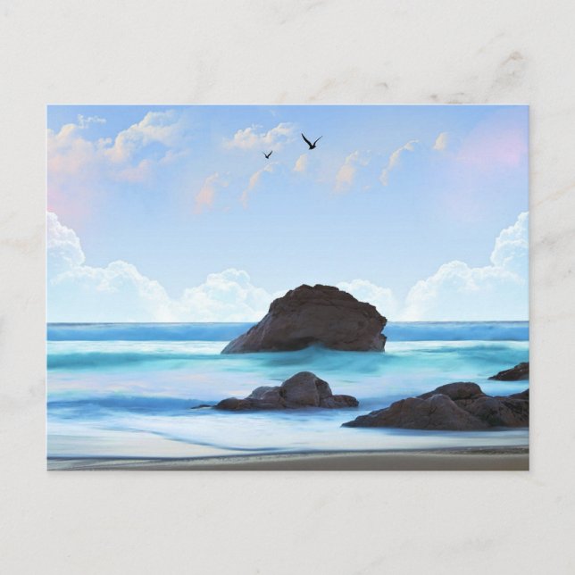 Postal Serenidad...pacífica y hermosa (Anverso)