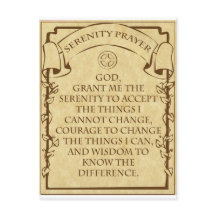SERENITY PRAYER