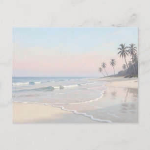 Postal Sereno paraíso de playa tropical