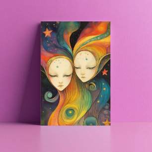 Postal Seres de Energía Extragaláctica Entidades de Luz E