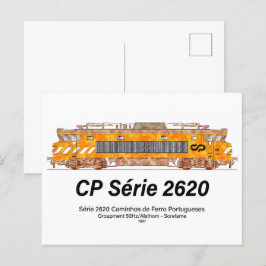 Postal Serie 2620 Locomotora Eléctrica. Nez-Casse Loco