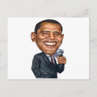 Postal Serie de caricaturas de Barack Obama