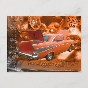 Postal Serie de carreras Chevy-Lake Scott Rod