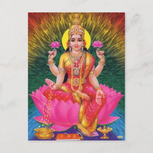Postal Serie de deidad hindú