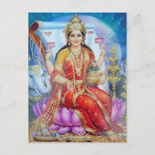 Postal Serie de deidad hindú