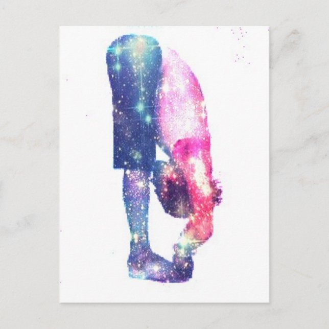 Postal Serie de gurú del yoga (Anverso)