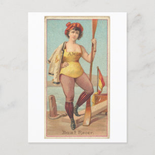 Postal Serie de Mujeres Fuertes #22: La cosecha del raquí