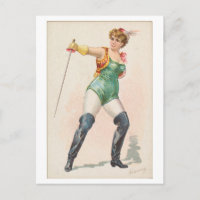 Serie de Mujeres Fuertes #24: Vintage Esgrimista