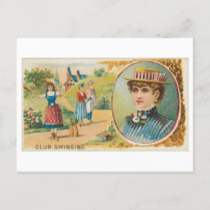 Postal Serie de Mujeres Fuertes #45: La cosecha del balan