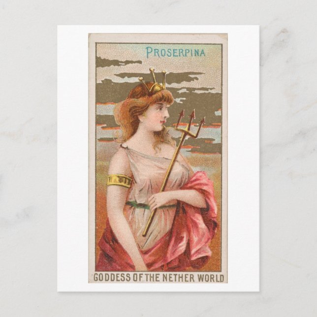 Postal Serie de Mujeres Fuertes #53: La cosecha de Proser (Anverso)