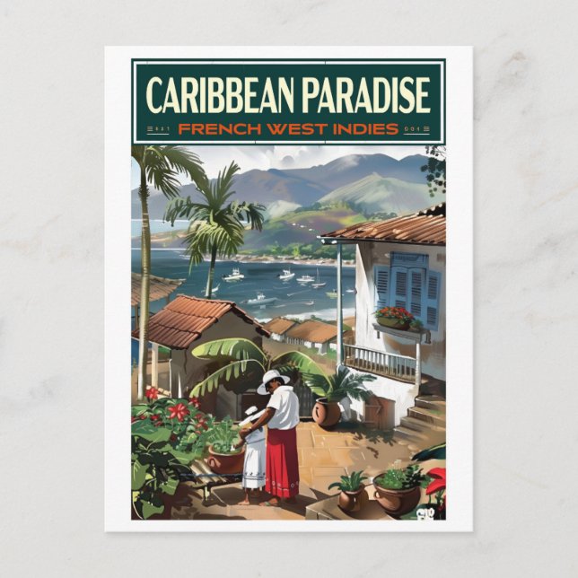 Postal Série L'île aux Fleurs 2ZFT67-12 (Anverso)