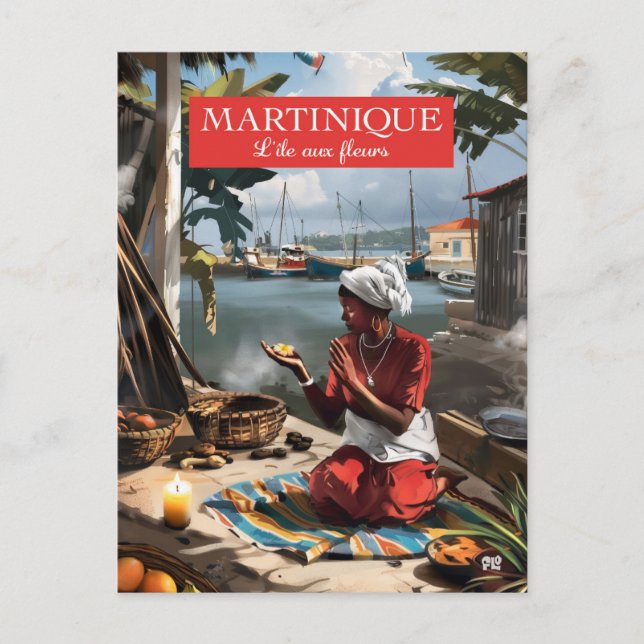 Postal Série L'île aux Fleurs 2ZFT67-14 (Anverso)