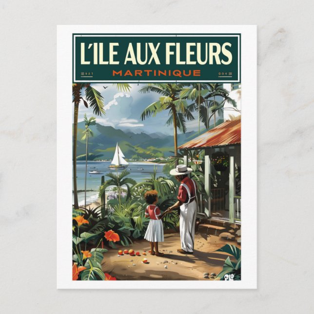 Postal Série L'île aux Fleurs 2ZFT67-16 (Anverso)