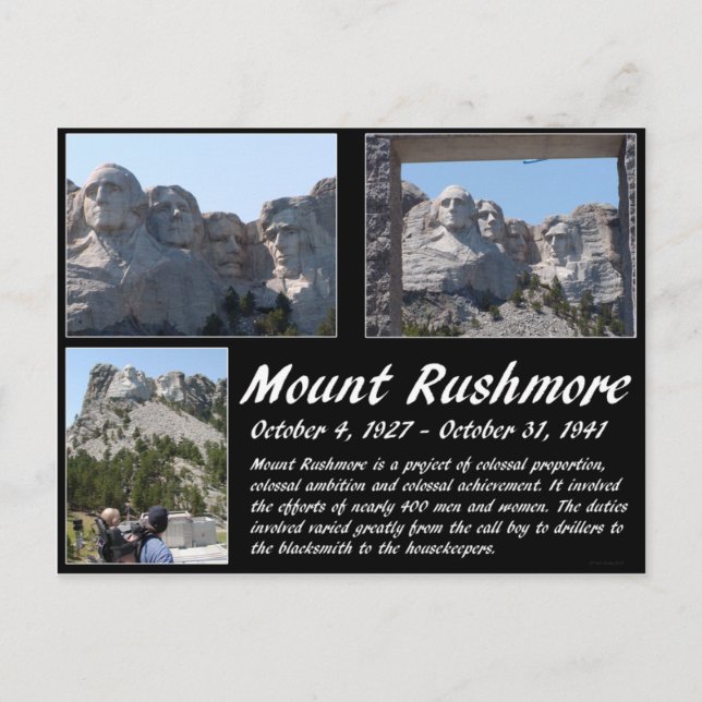 Postal Serie Mount Rushmore #2 (Anverso)