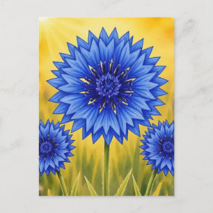 Postal Serie Radiant Petal – Centaurea
