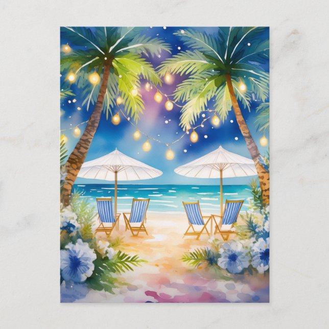 Postal Serie Santa Bárbara por el artista Jan Turner (Anverso)