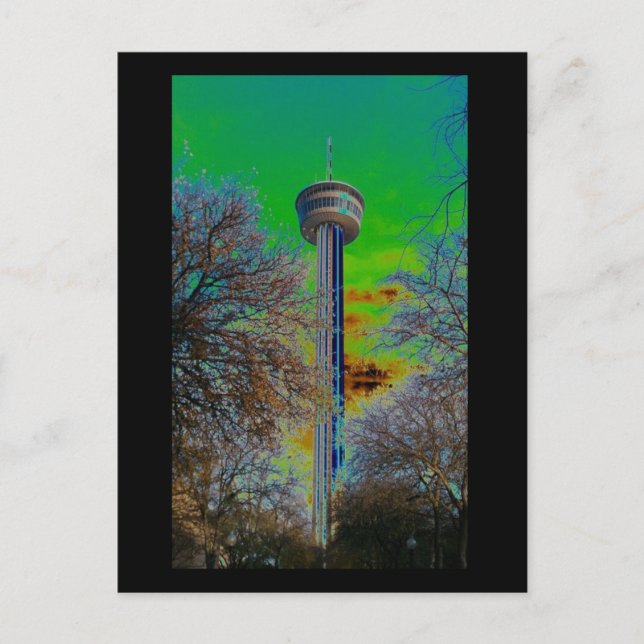 Postal Serie Tower of the Americas (Anverso)