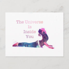 Postal Serie Uniforme de Yoga Pose
