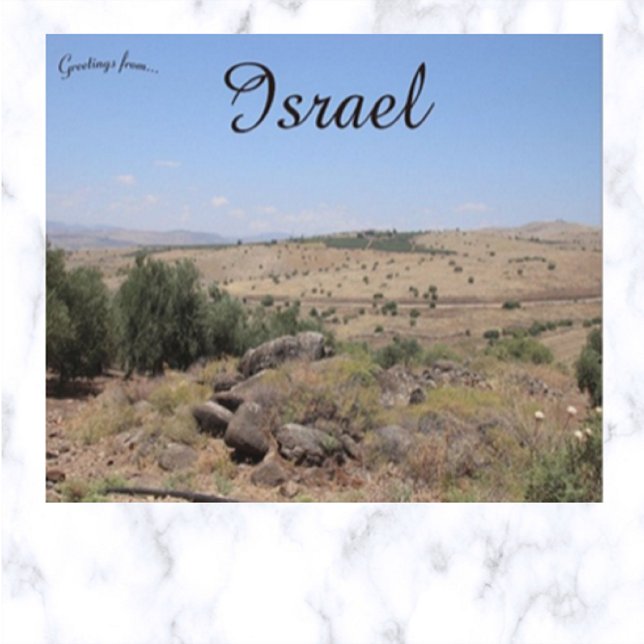 Postal Sermón en el lugar del monte cerca del mar de Gali (Subido por el creador)