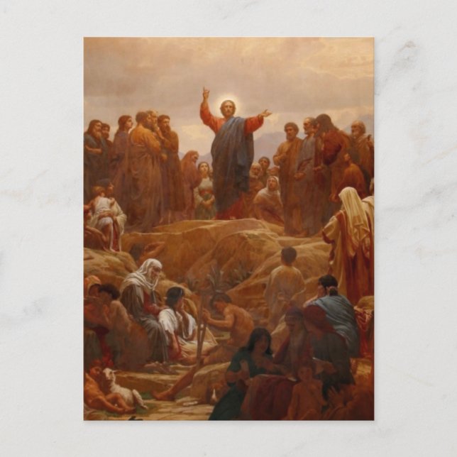 Postal Sermón en el Monte (Anverso)
