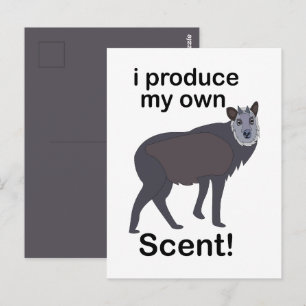 Postal Serows Animal Yo Produzco Mi Propio Aroma Frase Di