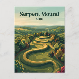 Postal Serpent Mound Ohio