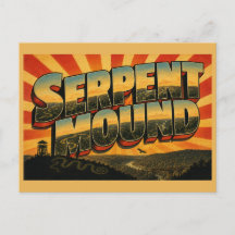 Serpent Mound Ohio Bosque Cresta Río Arte