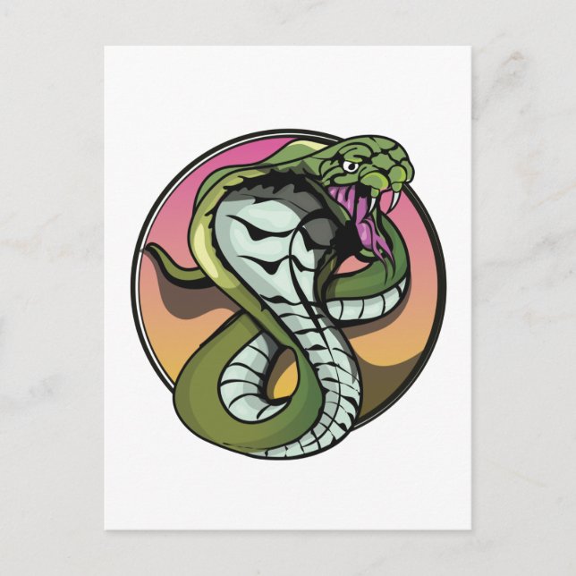 Postal Serpiente (Anverso)