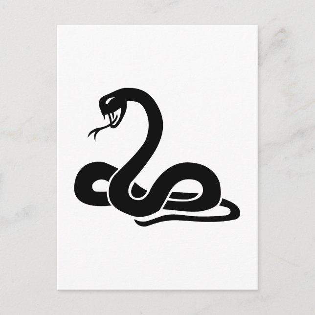 Postal Serpiente (Anverso)