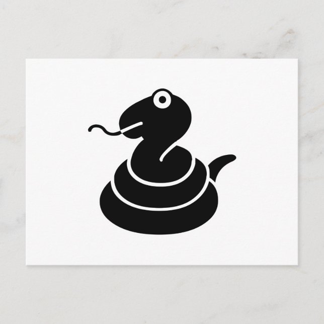 Postal Serpiente (Anverso)